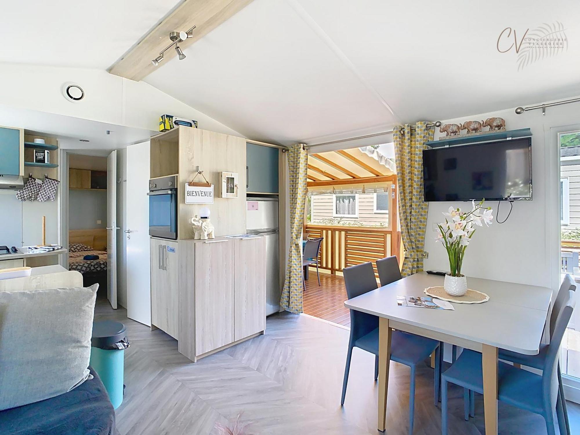 Mobil-Home Ja 68 A Vias - La Carabasse - Camping Siblu Avec Piscine Luaran gambar